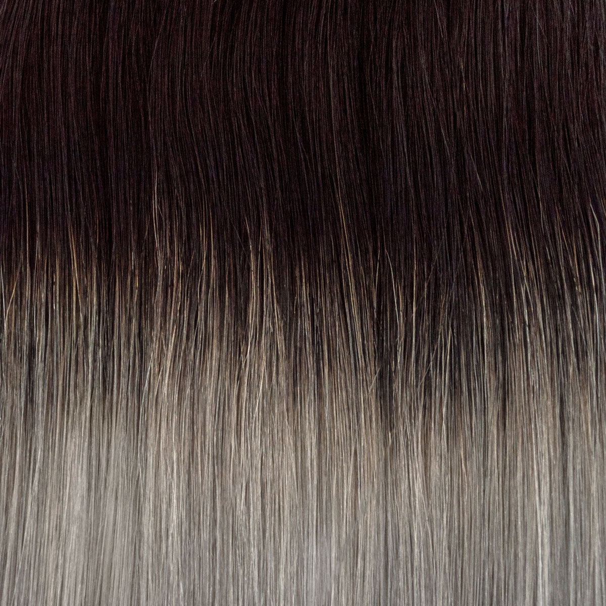 hair weft ombré #1B/HG