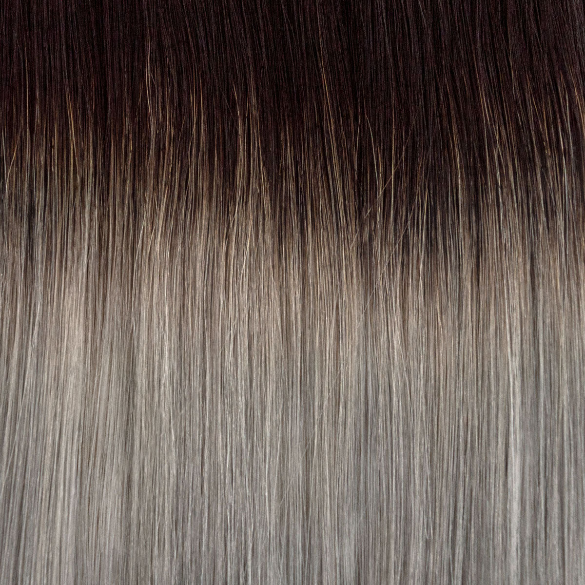 hair weft root #1B/HG